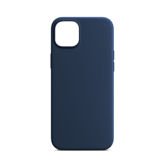 Capa de Silicone para Apple iPhone 15 Azul Escuro